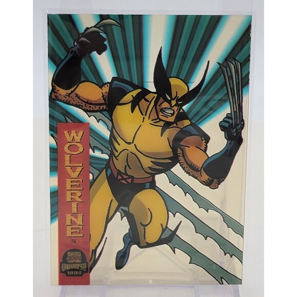 1994 Marvel Universe Wolverine Suspended Animation Card 10 Of 10 Sleeved - Picture 1 of 5